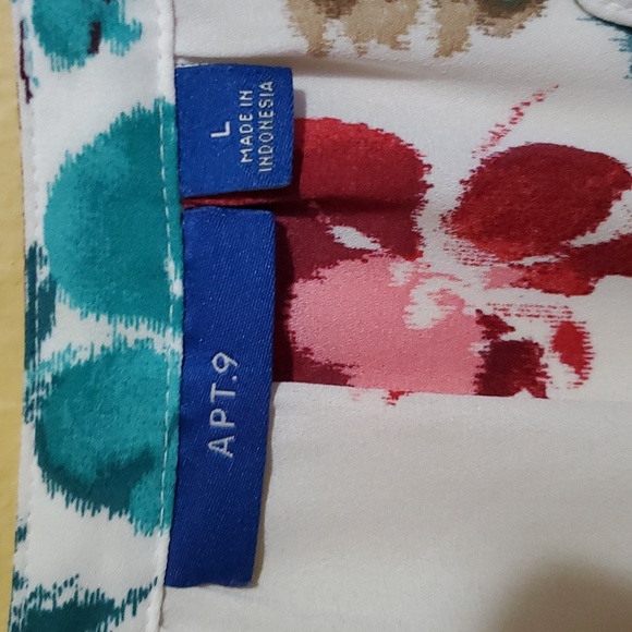 Womens Apt 9 large long sleeve blouse - Picture 3 of 6